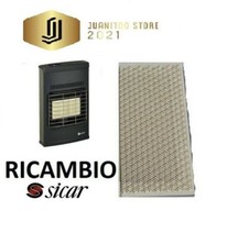 Piastra di ceramica singola ricambio per stufa a gas metano/gpl sicar by js.