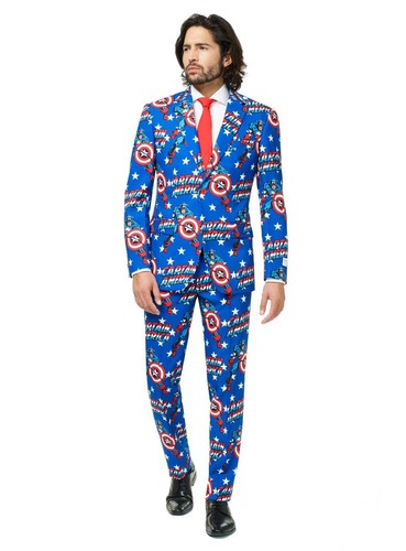 Costume marvel capitan - marvel, america