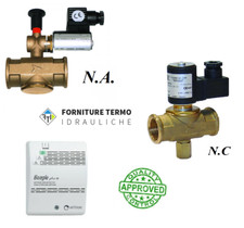 ELETTROVALVOLA 220V GAS, GPL, METANO NORMALMENTE CHIUSA/APERTA RILEVATORE FUGHE 