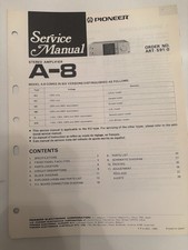 Pioneer A-8 Amplificatore