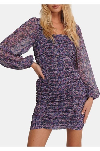 Abito in chiffon con - -,