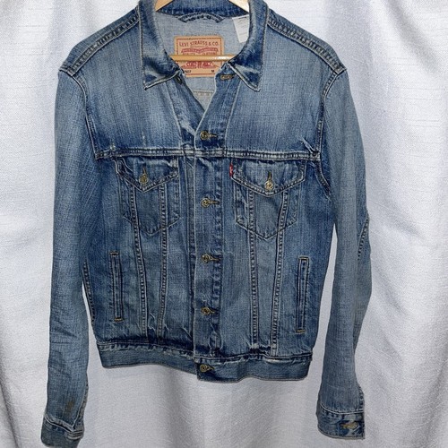 Giacca camionista levis denim - giacca,