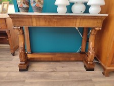 Consolle antica Impero in noce