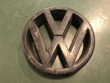 STEMMA ANTERIORE VOLKSWAGEN T4 NERO PLASTICA 323853601 EMBLEM BADGE AUTO EPOCA