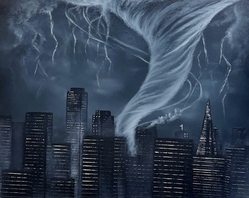 Stampa artistica opaca tornado - artistica,