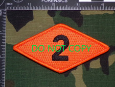 US Army 2° Battaglione Ranger 2/75 Hook/Loop Patch Diamante Ufficiale (Nuovo 2020)