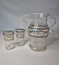 Brocca in vetro vintage anni