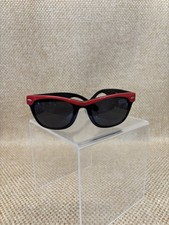 Occhiali da sole NAU A2204S rossi full rim lenti nere fatti a mano italiani donna gatto 3 VLT