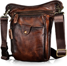 Uomini Vera Pelle Marsupio per