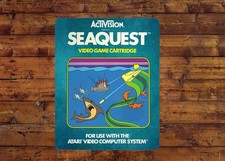 Insegna metallo Seaquest 8x10