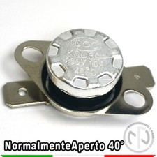 Interruttore Termico 40°C gradi Normalmente APERTO Termostato sensore KSD301