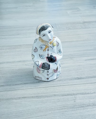 Statua ceramica fanciulla - statua,