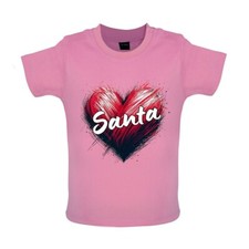 Love Cuore Babbo Natale - Bambino T-Shirt / Body - Natale Grotto Natale Festive