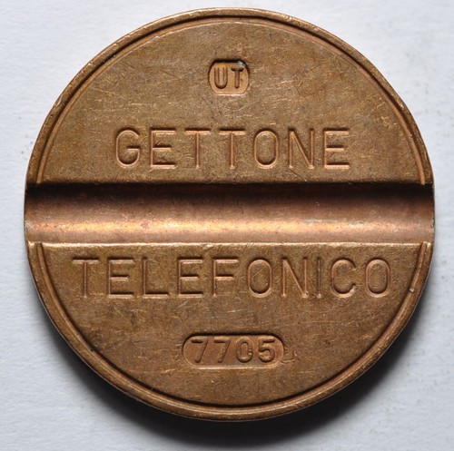 Gettone telefonico ut - gettone,