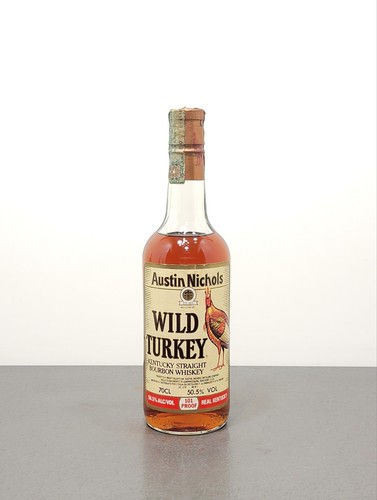 Wild turkey 101 proof - proof, 1990s