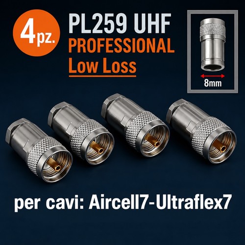 4pz pl259 uhf maschio - uhf, low