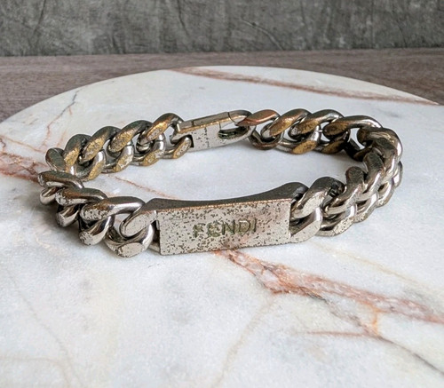 Bracciale vintage fendi - fendi, logo