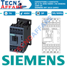 Contattore AC-3 7A 3 kW 400V