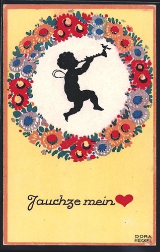 Künstler dora heckel - künstler-ak,