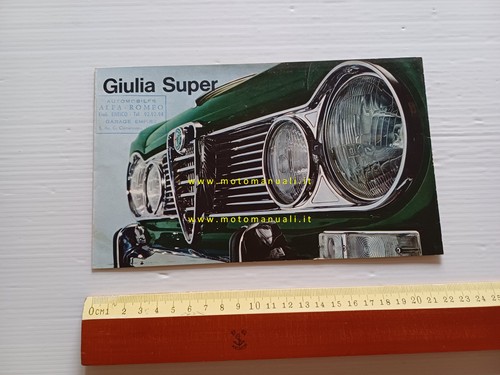 Alfa romeo giulia super - super, 1600