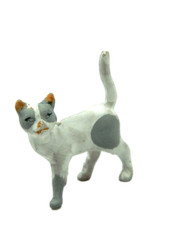 Gatto in Piedi in Terracotta