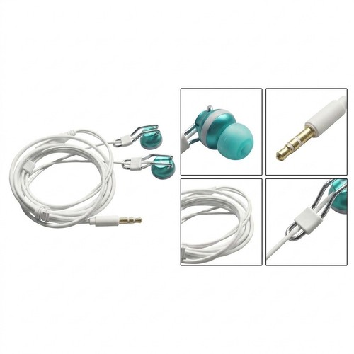 Cuffie piatte cablate blu - cuffie,