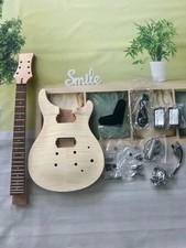 Kit chitarra elettrica fai da te PRS legno massello fiori di pesco chitarra elettrica 