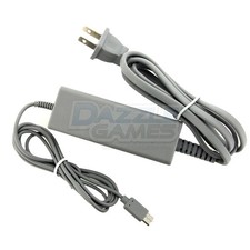 Caricabatteria AC ricarica rapida alimentatore casa spina da parete per Nintendo Wii U gamepad