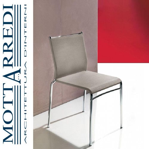 Sedia impilabile acciaio - in,