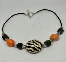 Collana etnica girocollo osso