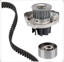 KIT DISTRIBUZIONE CON POMPA ACQUA CINGHIA 124 DENTI FIAT PANDA 169 1200cc 2008->