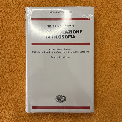 Consolazione filosofia - di,