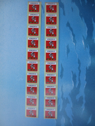 Lot vignettes stickers - de,