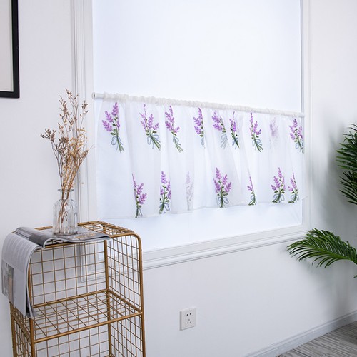 Mezza tenda viola decorativa - mezza,