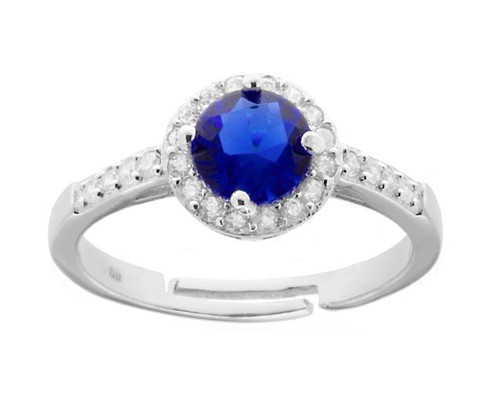 Anello donna halo solitario - donna,