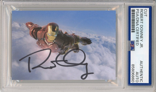 Robert downey signed - downey, jr