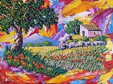 Quadri dipinti di paesaggi e marine . Olio 40 x 30 cm