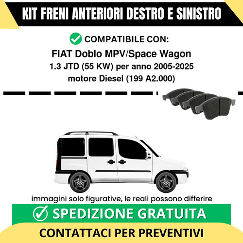 Pastiglie freno anteriori per - freno,