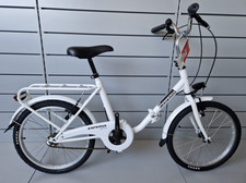 BICI GRAZIELLA PIEGHEVOLE FOLDING ACCIAIO 20'' UNISEX UOMO DONNA BIANCO 1 VEL