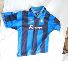 MAGLIETTA DA CALCIO VINTAGE UMBRO INTER FC SQUADRA  FIORUCCI TAGLIA Y BAMBINO