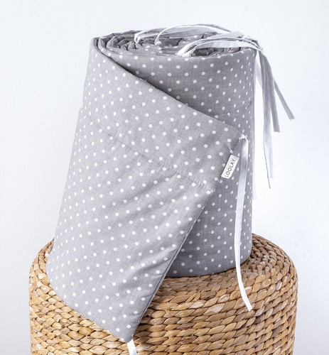 Punti grigio 100 cotone - cotone, rete