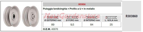 Puleggia tendicinghia