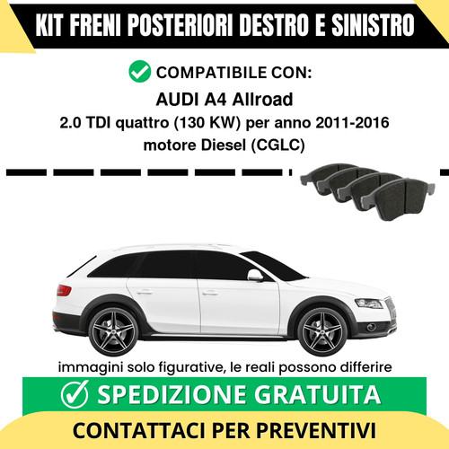 Pastiglie freno posteriori - pastiglie,