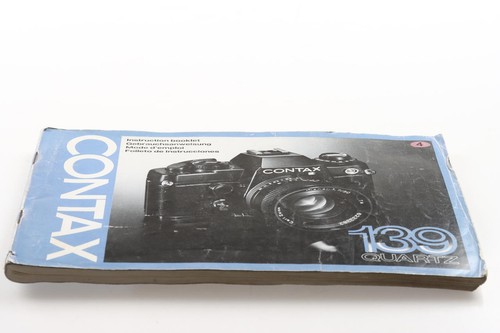 Contax 139 quartz istruzioni - contax,