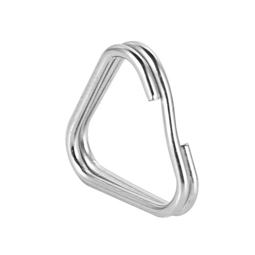 Portachiavi triangolo anello