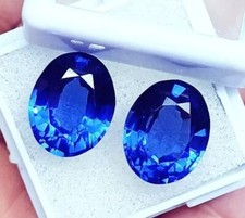 Pair of Blue Colour Sapphire