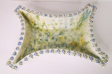 SVUOTA-TASCHE CENTROTAVOLA PORTA CARAMELLE CERAMICA CSP ANNO 1992 ARTIGIANALE 