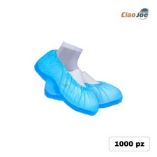 Sovra scarpe elasticizzati in CPE usa e getta Copri scarpa monouso 1000 pz