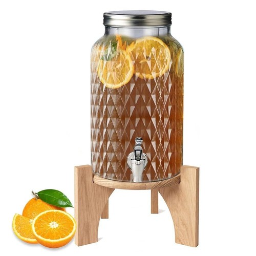 Dispenser barattolo vetro 6l - barattolo,