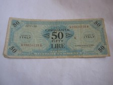 Italy allied military - italy, currency